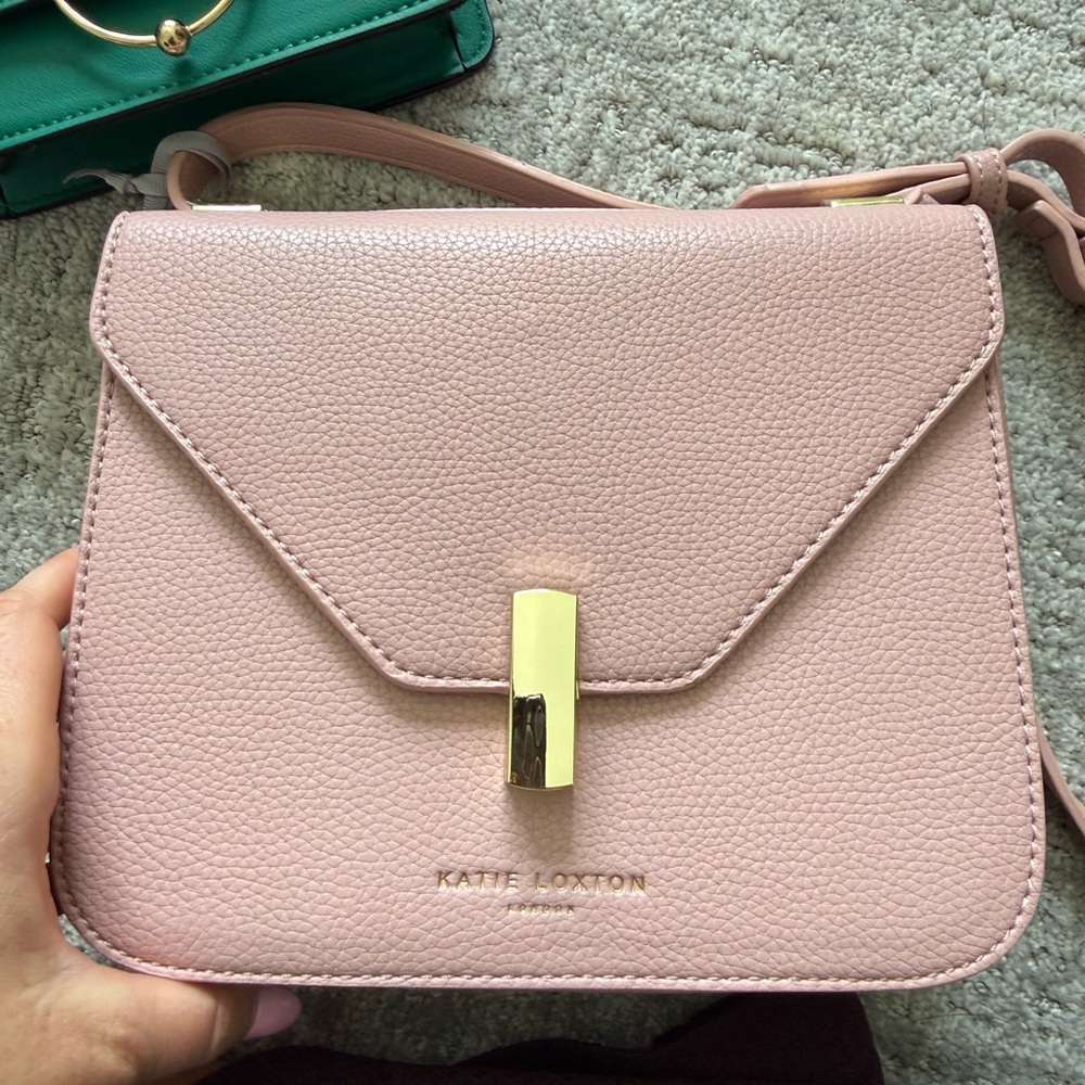 NWT Katie Loxton London Blush Pink Crossbody Bag